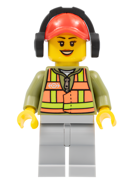 Минифигурка Lego Light Orange Safety Vest trn236 U